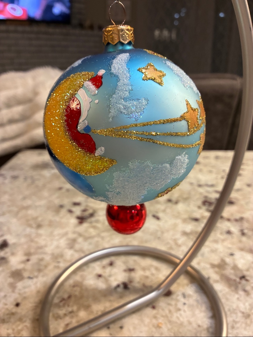 Rare Christopher Radko Reach for a Star vintage glass blown ornament
